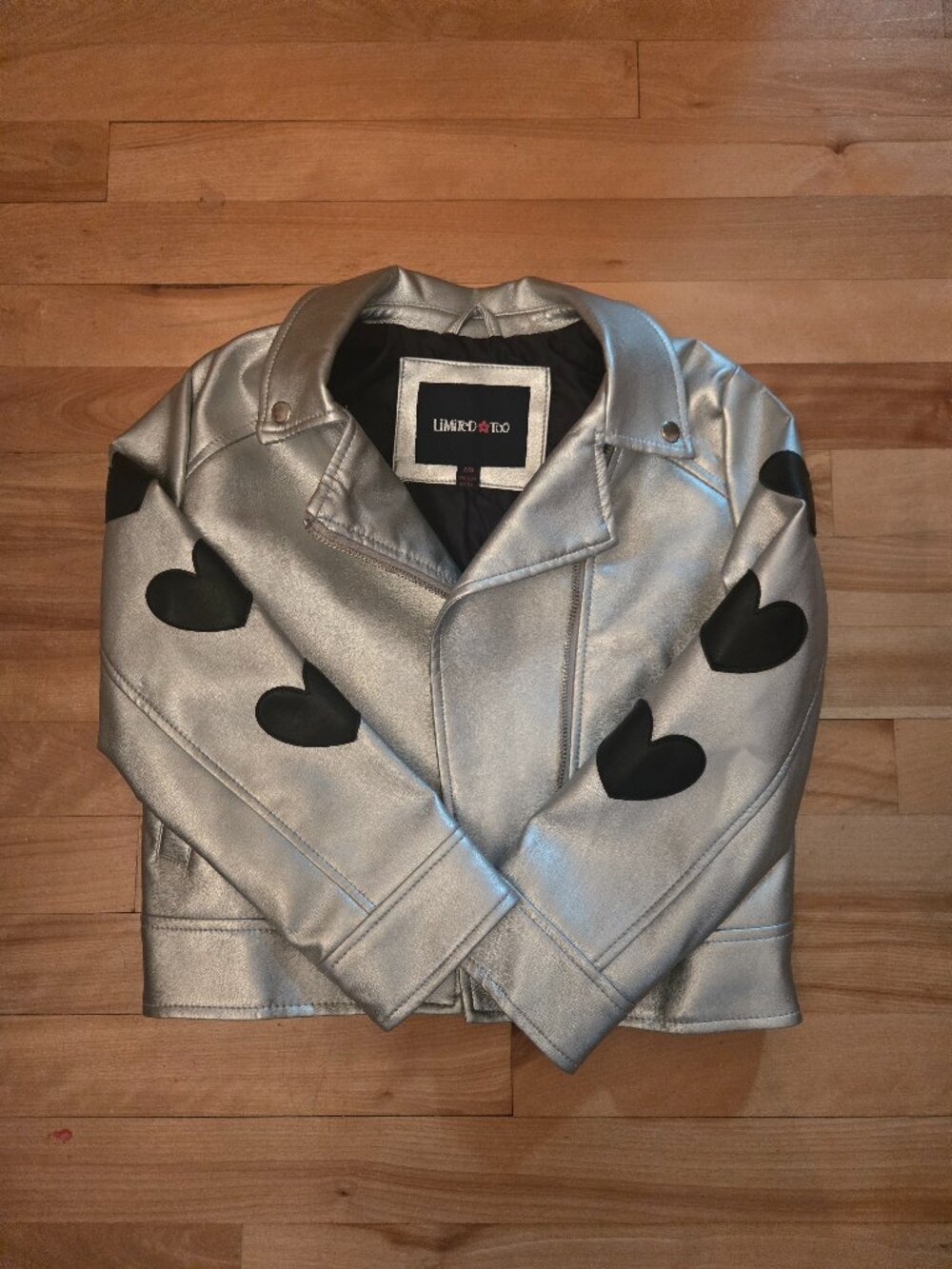Girls faux leather jacket
